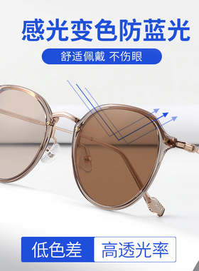 太阳眼镜女2025新款偏光圆框