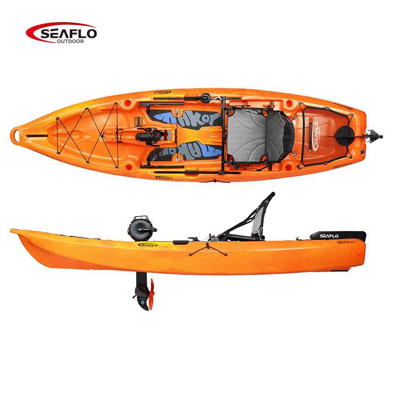 SEAFLO脚踏钓鱼船kayak专业钓鱼艇路亚船推进器海钓船艇滚塑拖车 - 图3