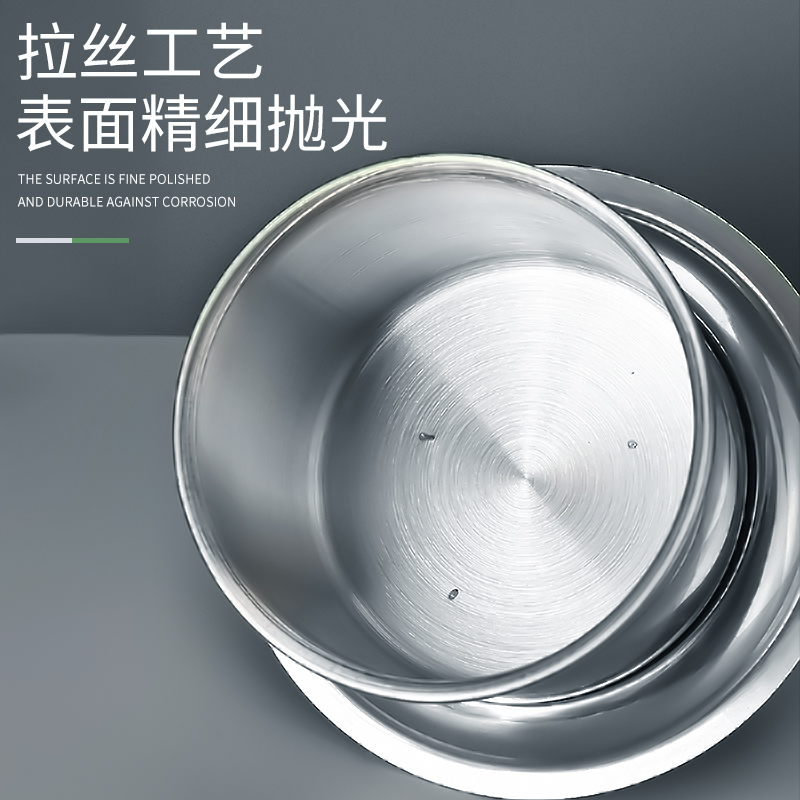 优质不锈钢宽底吸管座 吸管筒 圆形 筷子桶 咖啡勺桶/调棒座 - 图2