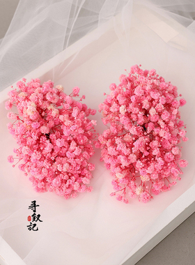 新中式古风甜美仿真花发夹