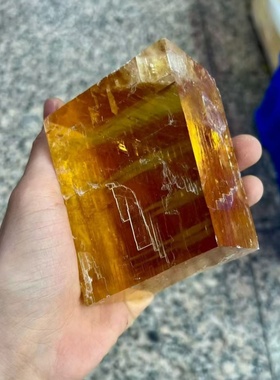 天然方解石原石水晶矿石标本