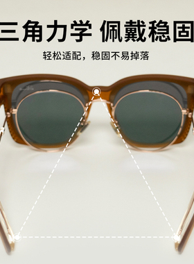 【15年老店】套镜近视专用墨镜男女同款开车专用高清偏光太阳眼镜