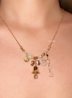 定制英文字母项链小众轻奢