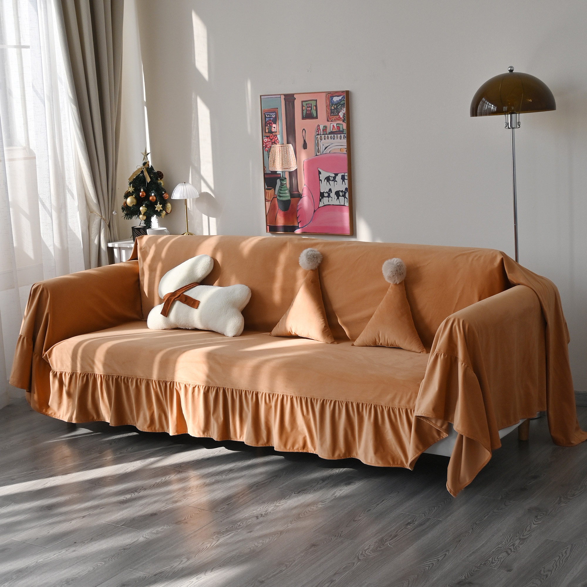 清仓 天鹅绒沙发巾全盖布沙发垫套防尘罩法式现代可定制不沾毛,淘宝优惠券,粉丝福利购,淘宝优惠卷