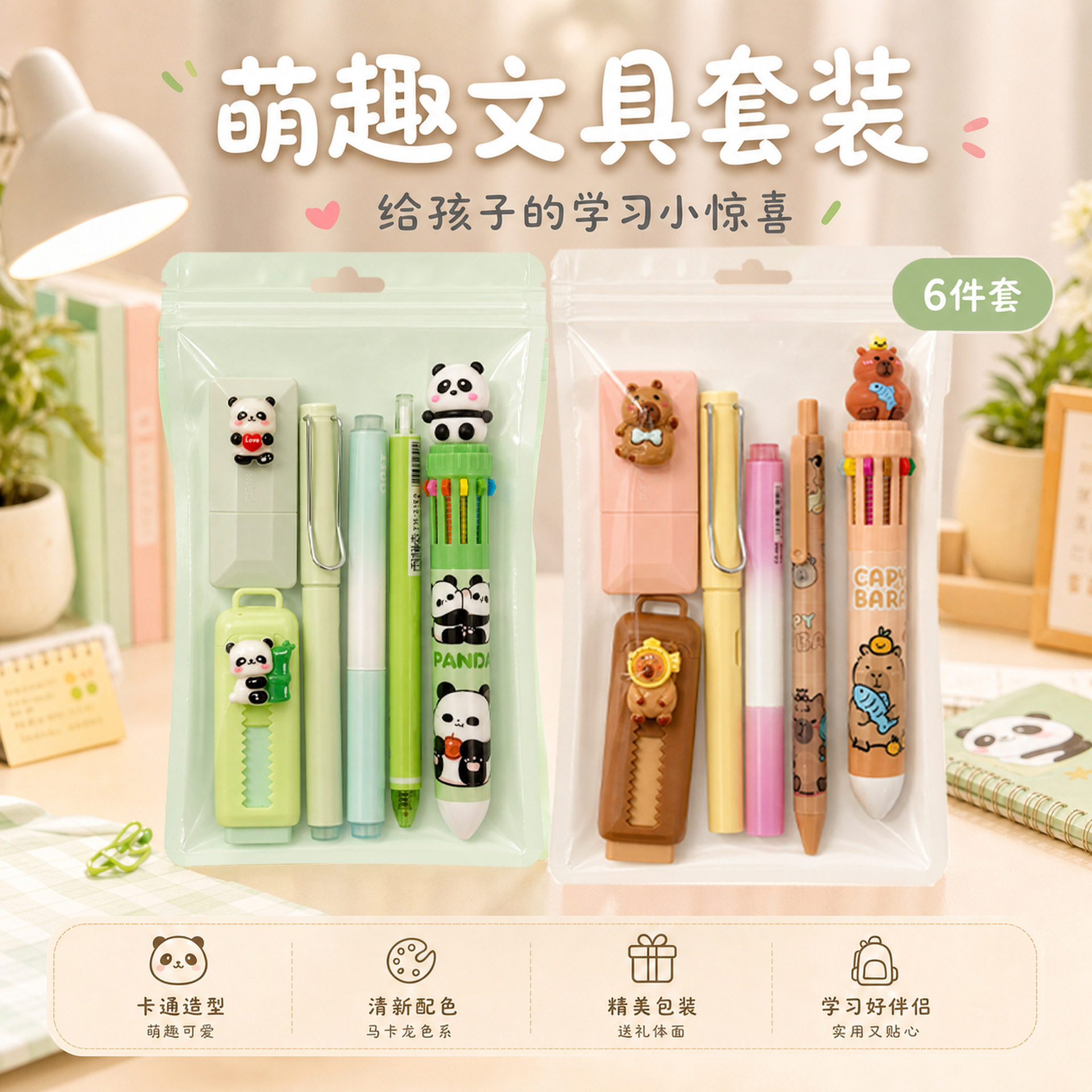 Cute and good-looking Kapibala panda
