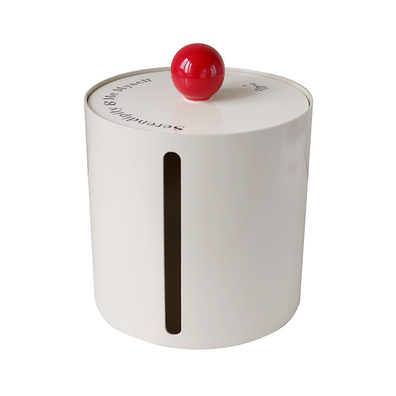 桌面创意卷纸筒 防尘复古铁艺空心卷纸收纳筒 家用客厅圆形纸巾盒,淘宝优惠券,粉丝福利购,淘宝优惠卷