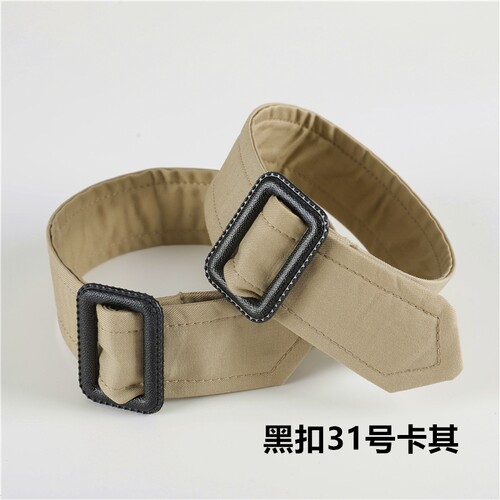 风衣袖口绑带布手腕带子大衣装饰配件黑扣袖带束带系带束口卡其色 - 图0