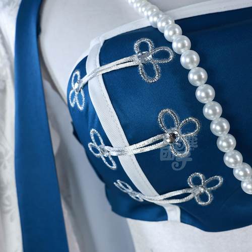 白鹿团子守岸人cos服鸣潮西湖联动守岸人cosplay二次元角色扮演服 - 图0