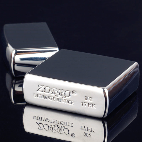 正品ZORRO佐罗煤油防风打火机专用外壳超薄纯铜黑砂创意个性配件