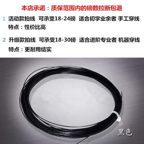 4条装羽毛球拍线网线正品拉线穿线BG羽毛球线9565高弹性耐打包邮 - 图1