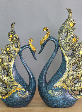 小摆件书房电视柜装饰品结婚礼物