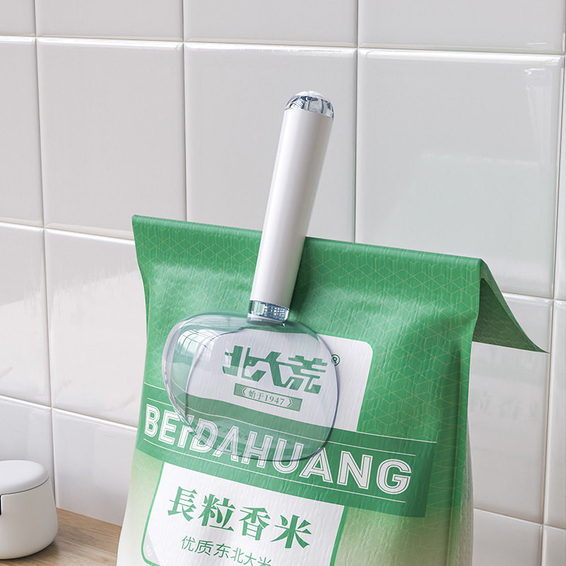 舀米勺多功能挖面粉奶粉米粉勺子家用塑料长柄带夹量勺米面舀猫粮,淘宝优惠券,粉丝福利购,淘宝优惠卷