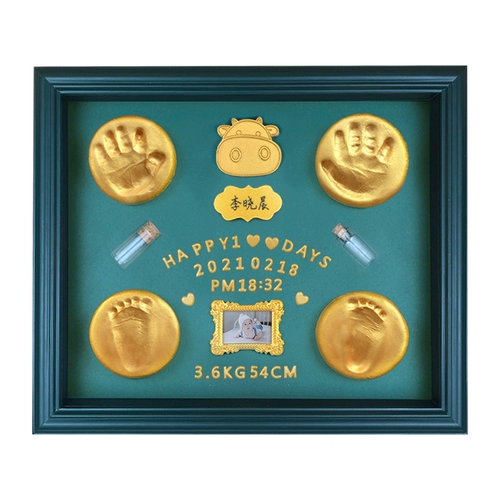 Памятные детские отпечатки рук и ног, детская хваталка, сувенир, отпечаток рук, чернильная подушечка, фоторамка