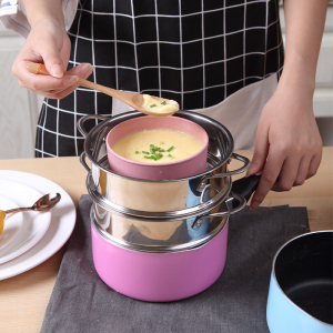 麦饭石不粘锅泡面锅