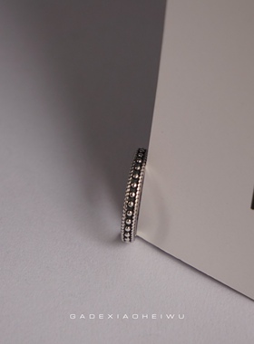 戒指超细925银戒指纯银