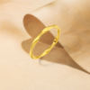 Saturday Fortune Hard Gold Mobius Ring Official Authentic