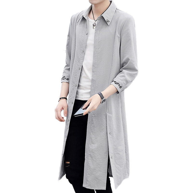 男士设计感外套2022夏季休闲防晒服 jiulongyan玖龙焰风衣