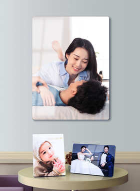 摆台相框板画简约无边框定制高级