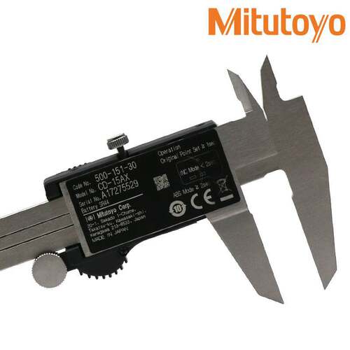 500-152-30三丰电子数显卡尺CD-20AX薄片Mitutoyo卡尺0-200*0.01 - 图0