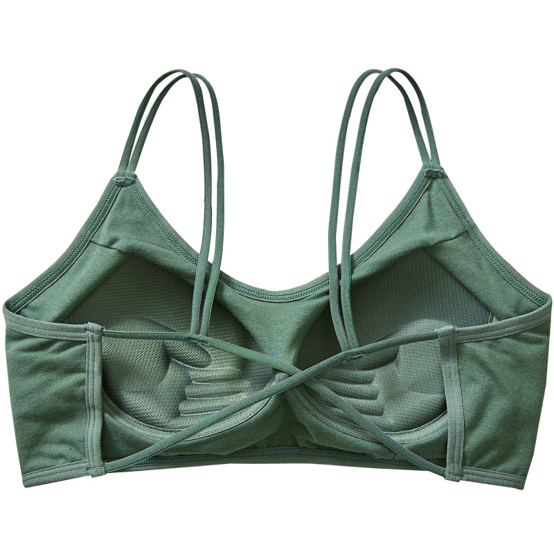 交叉内衣少女无钢圈聚拢性惑胸罩 蓓莱芬文胸