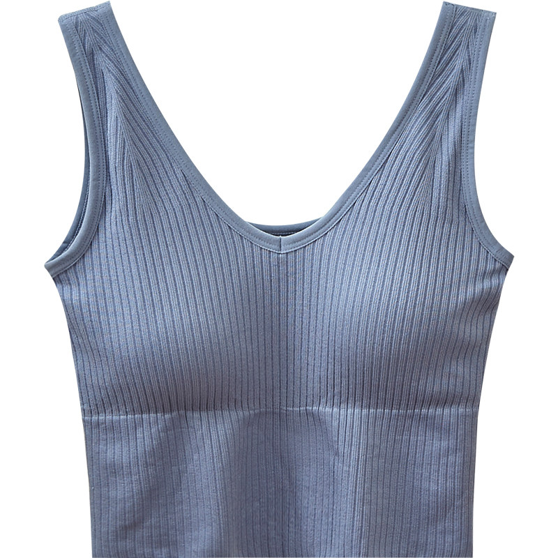 美背网红爆款打底带胸垫聚拢小背心 蓓莱芬抹胸