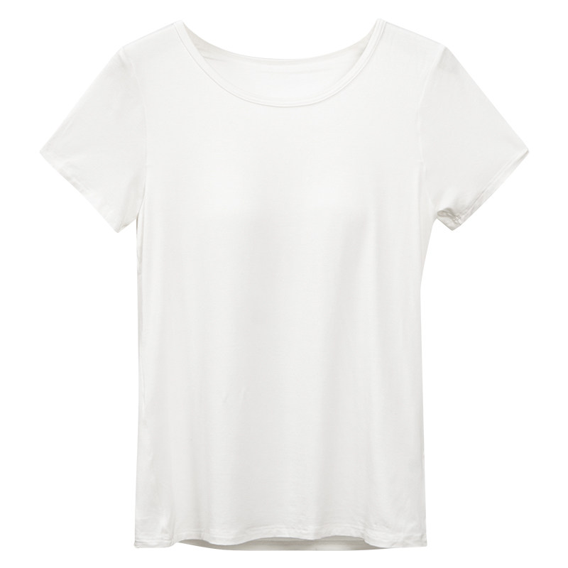 单件女上衣夏薄款莫代尔运动带睡衣 蓓莱芬睡衣上装