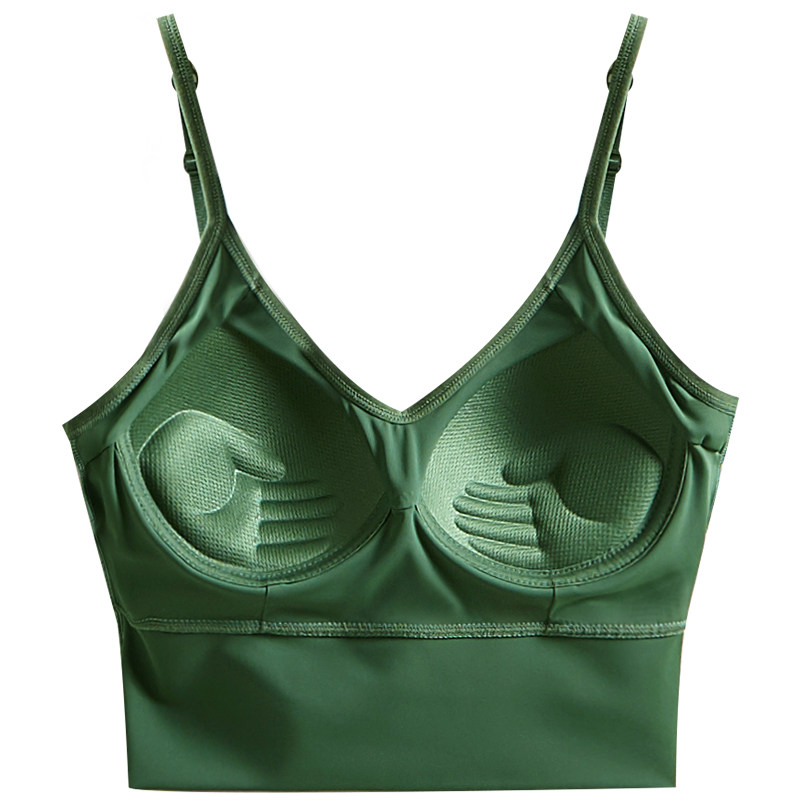 美背冰丝背心带一体少女学生夏裹胸 蓓莱芬文胸