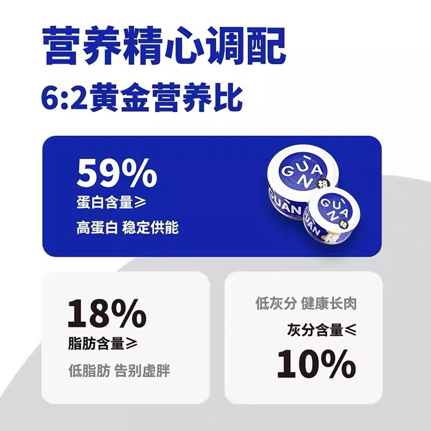 格吾安主食罐系列全价猫罐头生骨肉罐头猫主食罐成幼猫营养增肥,淘宝优惠券,粉丝福利购,淘宝优惠卷