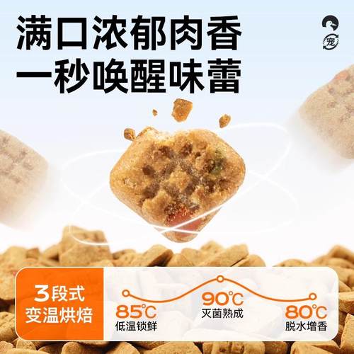 领先狗粮烘焙狗粮鸭肉梨犬粮狗粮试吃小包装中小型犬粮主粮去泪痕 - 图0