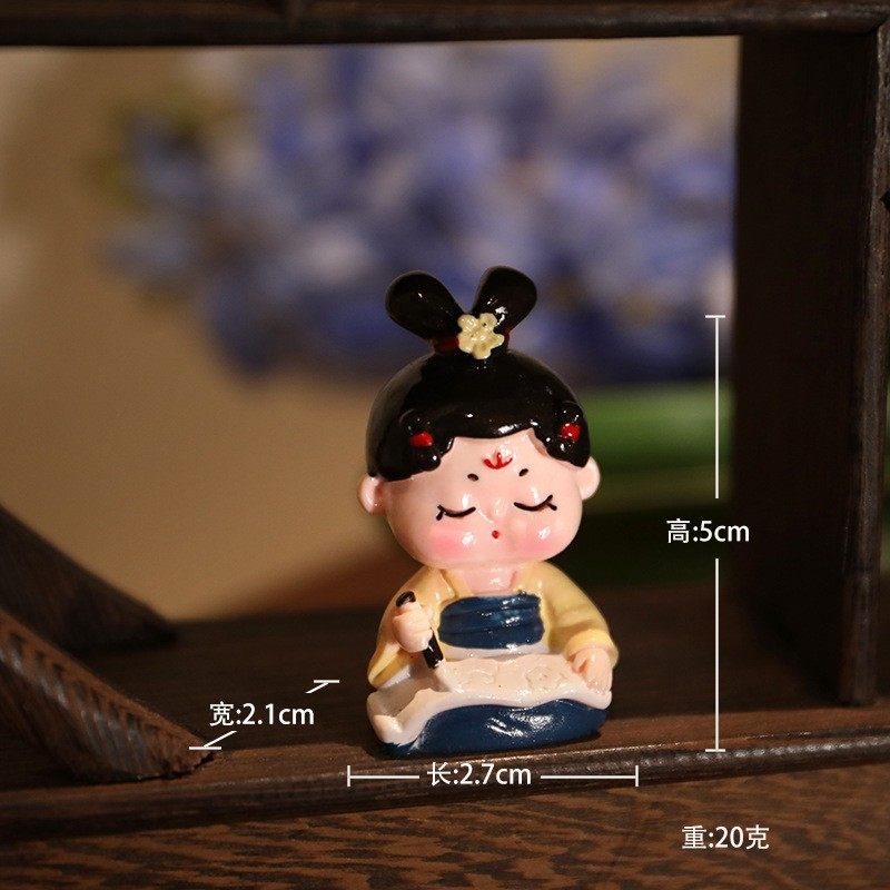 文创纪念品古风唐仕女树脂摆件办公室桌面装饰品盲盒挂饰车载饰品,淘宝优惠券,粉丝福利购,淘宝优惠卷