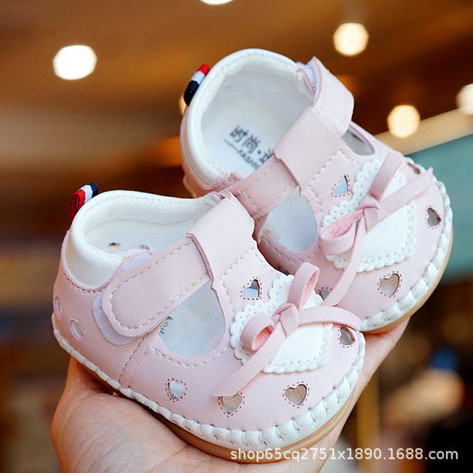 婴儿鞋子软底防滑夏季凉鞋初学者女宝宝鞋子0-1岁学步鞋透气公主,淘宝优惠券,粉丝福利购,淘宝优惠卷