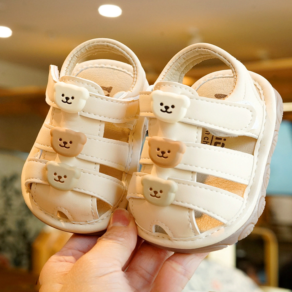 学步鞋夏季凉鞋初学者宝宝鞋子1-2岁婴儿鞋子软底防滑透气叫叫鞋,淘宝优惠券,粉丝福利购,淘宝优惠卷