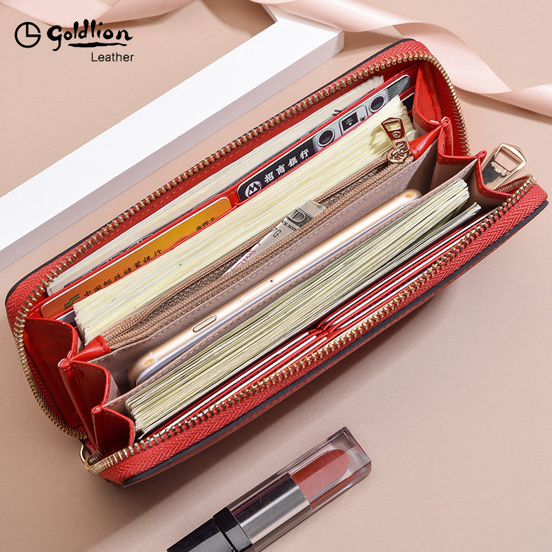 金利来女士长款时尚2020新款小钱包 金利来若羽钱包