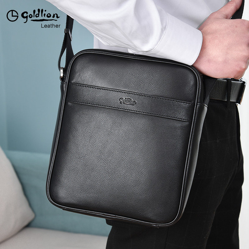 金利来男士真皮男包奢侈2022单肩包 金利来若羽男士包袋