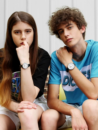 Мужские часы, женские часы, кварцевые парные часы для влюбленных