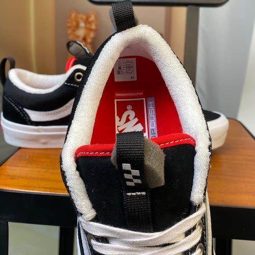 VANS范斯SKATE OLD SKOOL36黑白低帮男女专业滑板鞋VN000D5RBA2 - 图1