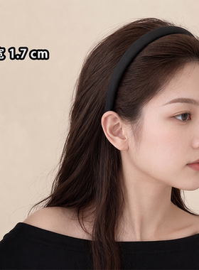 绿色细发箍女复古压发洗脸发捆发饰高级感洋气日常百搭时尚头箍