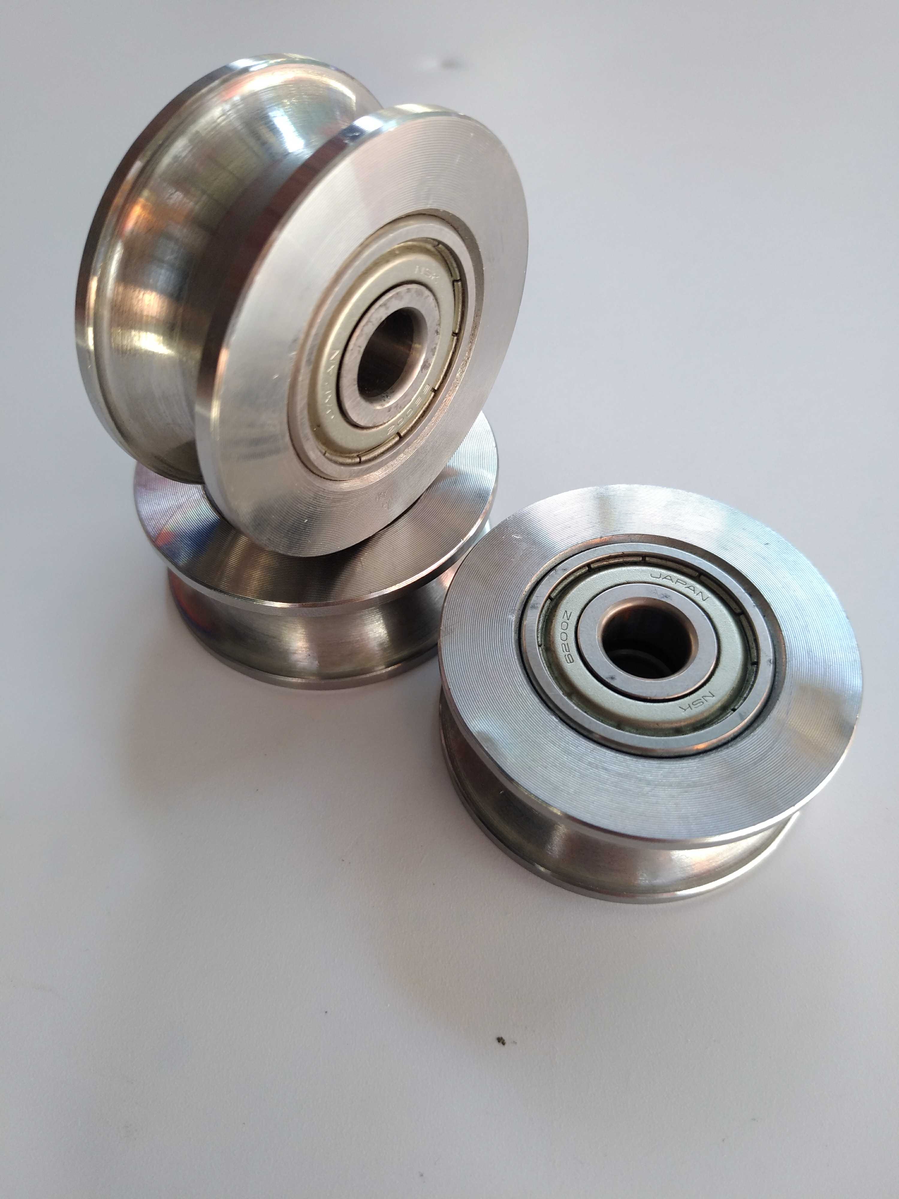 6200双轴承直径50mm滑轮钢丝绳小滑车起重用滑轮吊机用45号钢滑轮