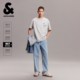 907 Jack Jones Men's Wide Leg Jeans American Washed Cool Loose Men's Long Pants Autumn Men's Style