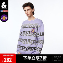 Jack Jones NBA Joint Lake Man Team Winter New Male Blouse Loose Needle Weaselwear Sport 100 Hitchhiking Mens Clothing