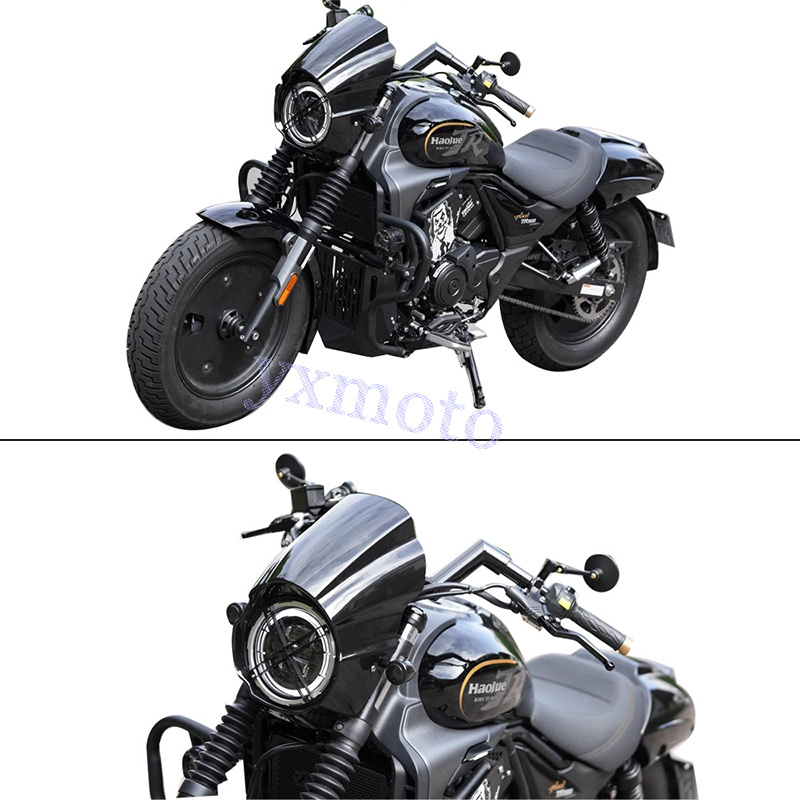 TR300 PLUS 改装大灯装饰罩 导流罩 灯罩 头罩 猪头罩 无损安装 - 图0