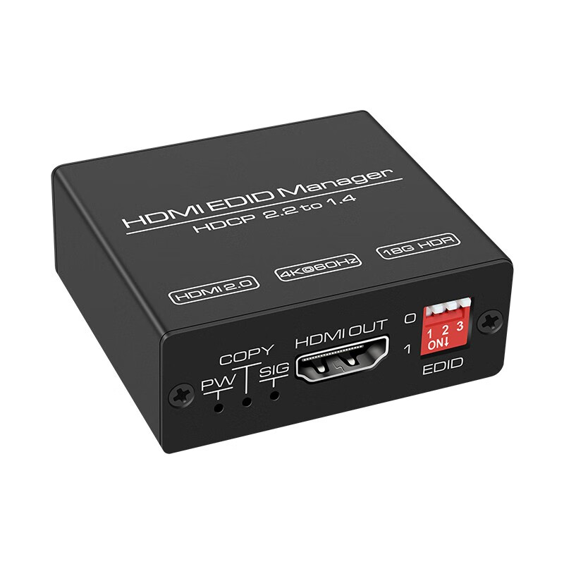分辨率转换器4K转1080P hdmi分辨率调节器edid协议管理锁屏宝M480
