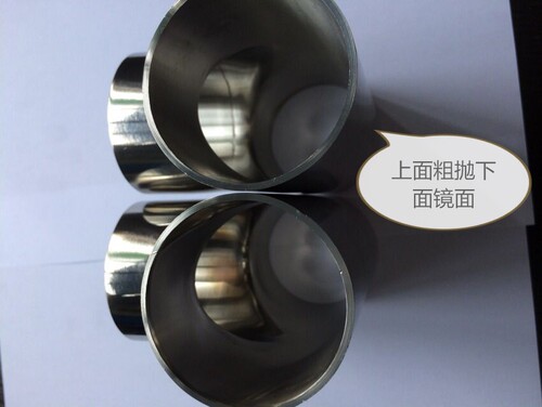 卫生级不锈钢304焊接三通/外抛光内控粗抛三通内打白三通接头Y型 - 图1