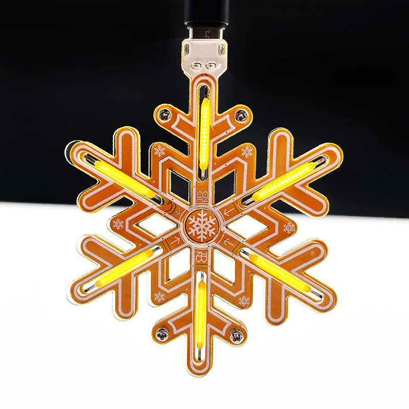 雪花灯触摸无极调光制作套件 手工DIY焊接电路板梦幻小夜灯YH-700,淘宝优惠券,粉丝福利购,淘宝优惠卷