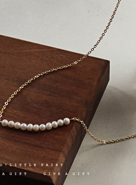 轻奢小众设计复古简约女淡水珍珠