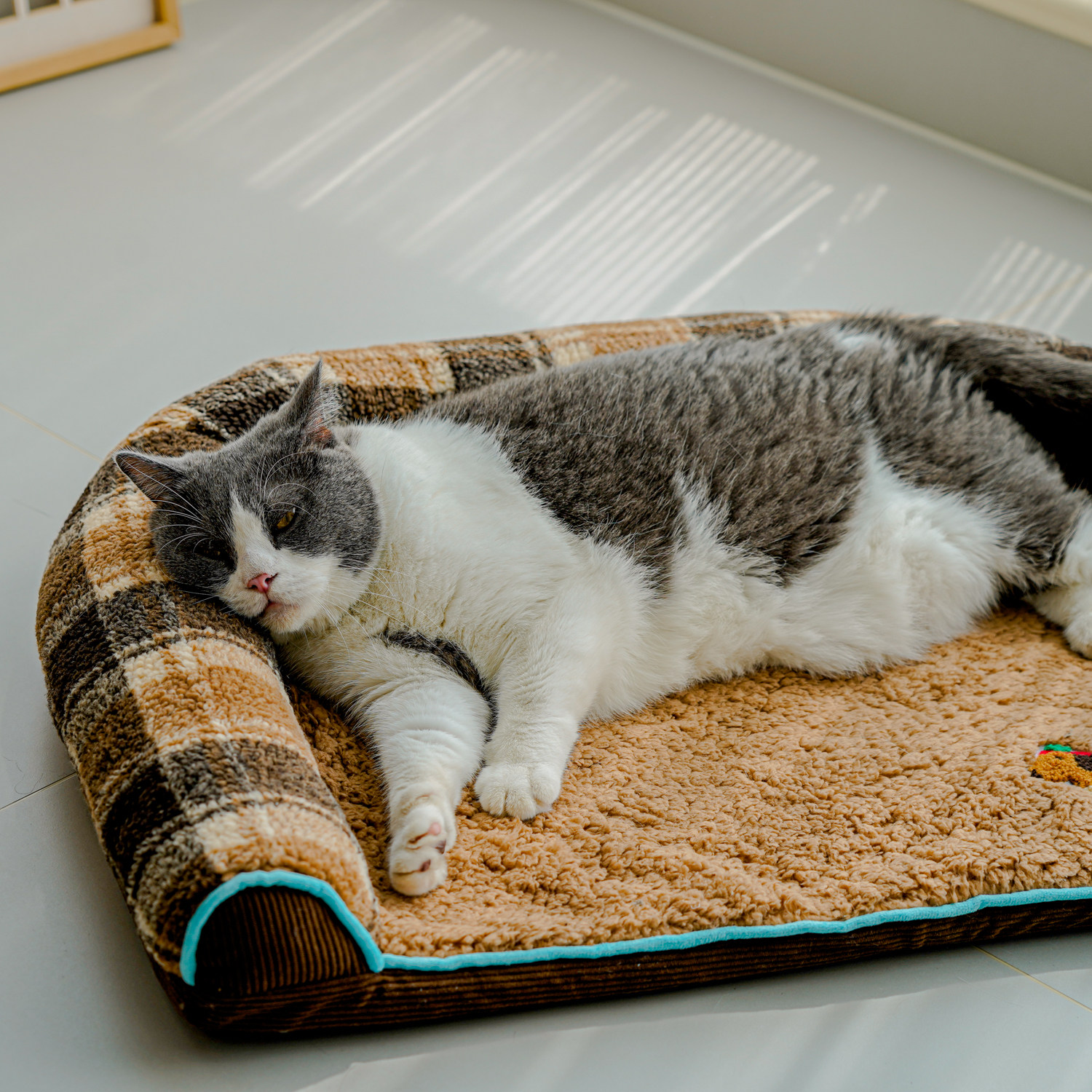 2025新品U形枕猫床冬季保暖小型犬加厚狗窝可拆洗猫窝超大号狗床,淘宝优惠券,粉丝福利购,淘宝优惠卷