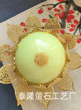 莲花夜光球佛堂客厅石材卧室夜光