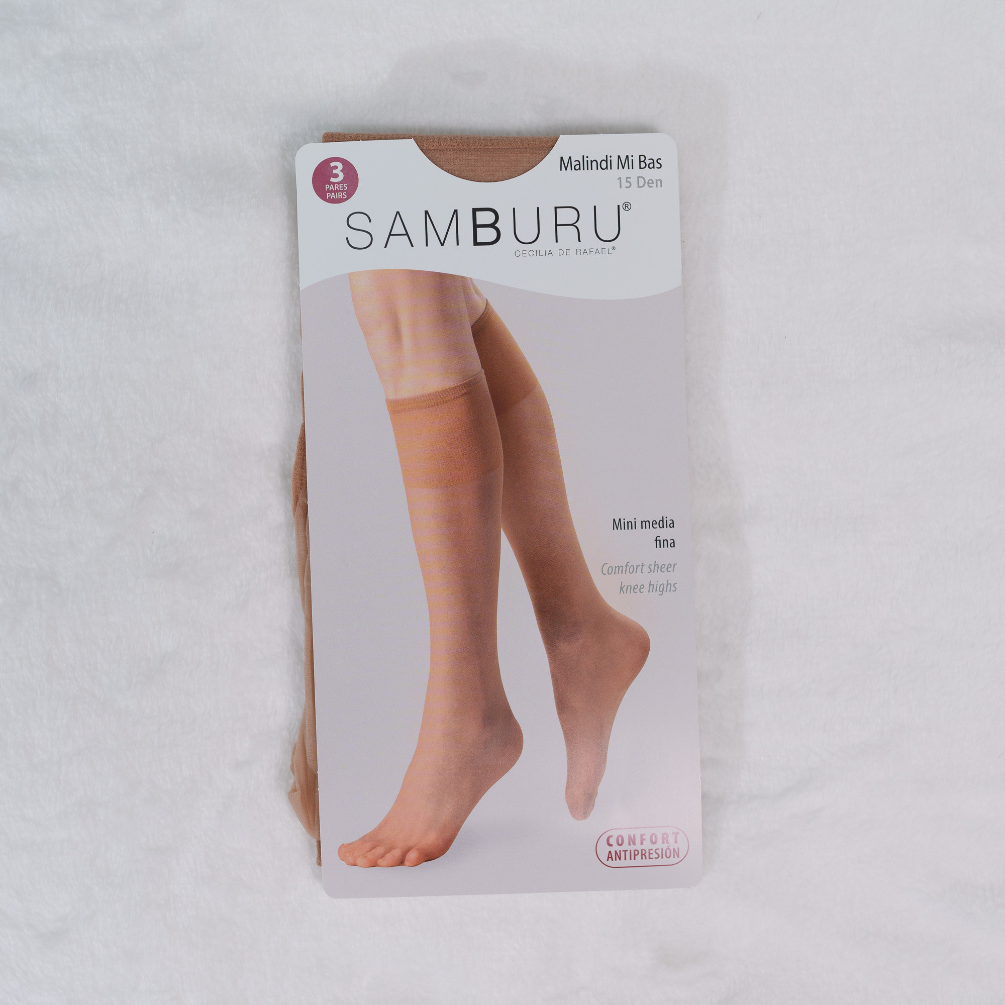 三双装中筒袜 西班牙进口CdR Malindi 15D 丝滑透薄隐形及膝丝袜,淘宝优惠券,粉丝福利购,淘宝优惠卷