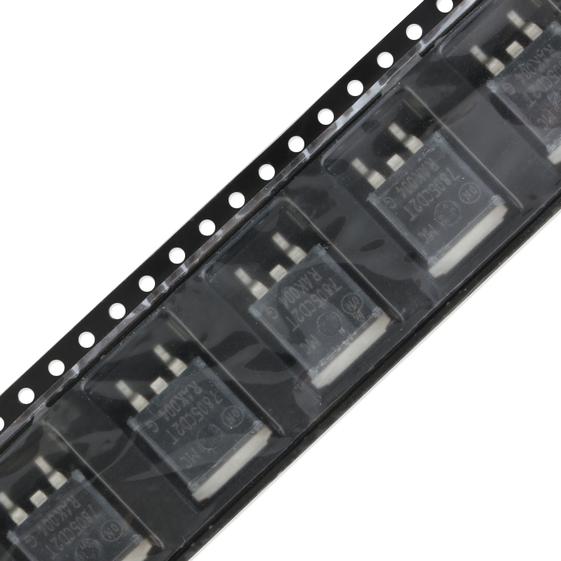 原装正品 MC7805CD2TR4G TO-263-2 5V/1A 正输出 线性稳压器芯片 - 图2