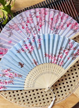 折叠扇子夏日随身便携扇子